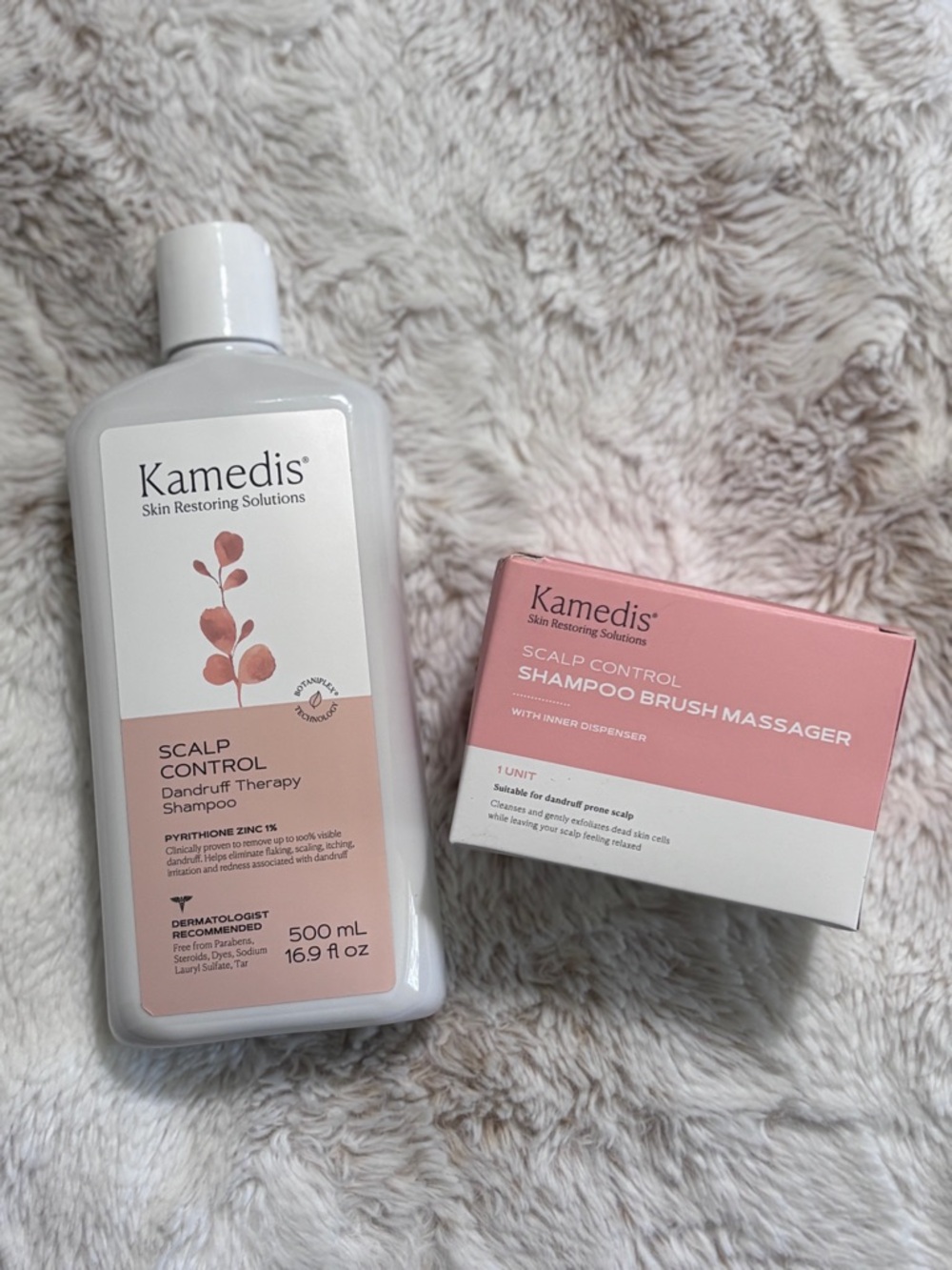 Kamedis Scalp Control Dandruff Therapy Shampoo + Brush Massager